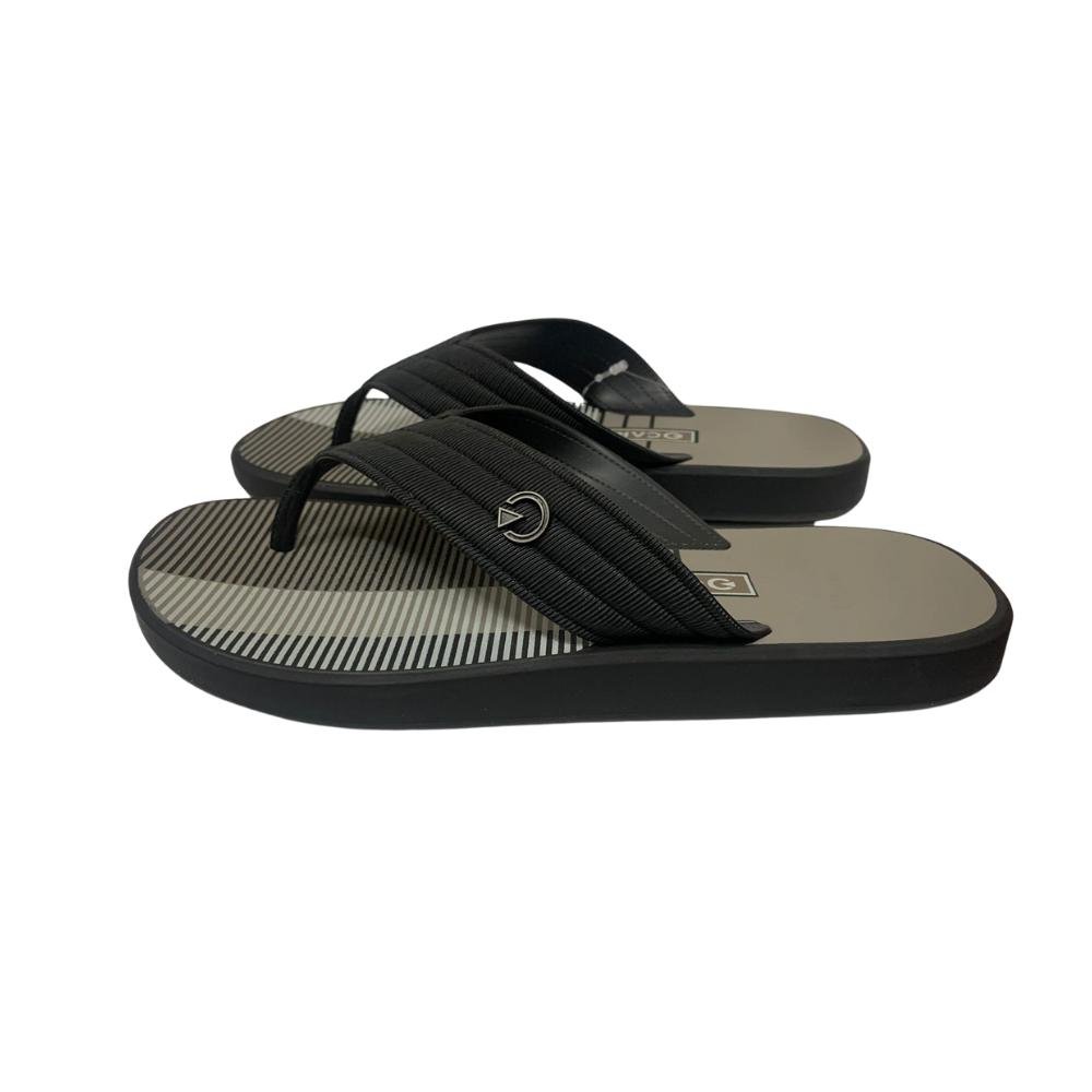 CHINELO CARTAGO MONTREAL TIRAS LARGAS REF: 11729 MASCULINO Preto/Marrom 4