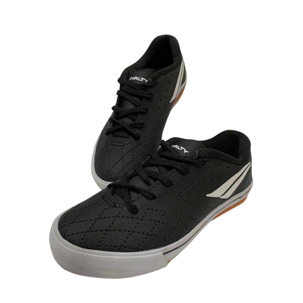 CHUTEIRA PENALTY INDOOR CALCE FÁCIL REF:112199 MENINO Preto/Branco 4