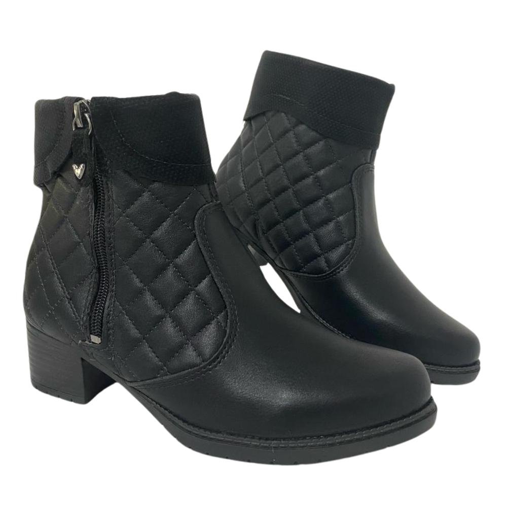 BOTA MISSISSIPI CANO CURTO REF:Q8461 FEMININO Preto 3