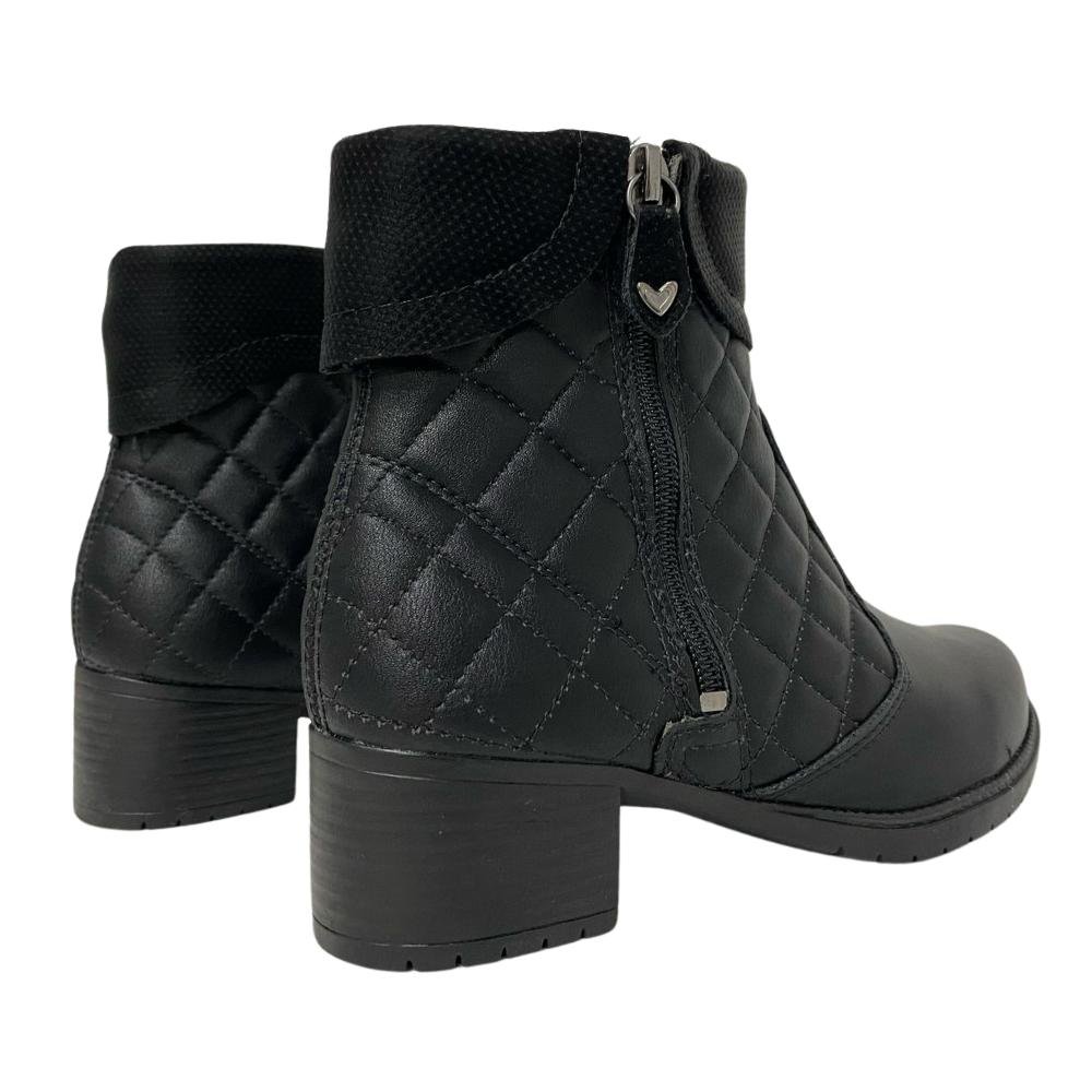 BOTA MISSISSIPI CANO CURTO REF:Q8461 FEMININO Preto 4