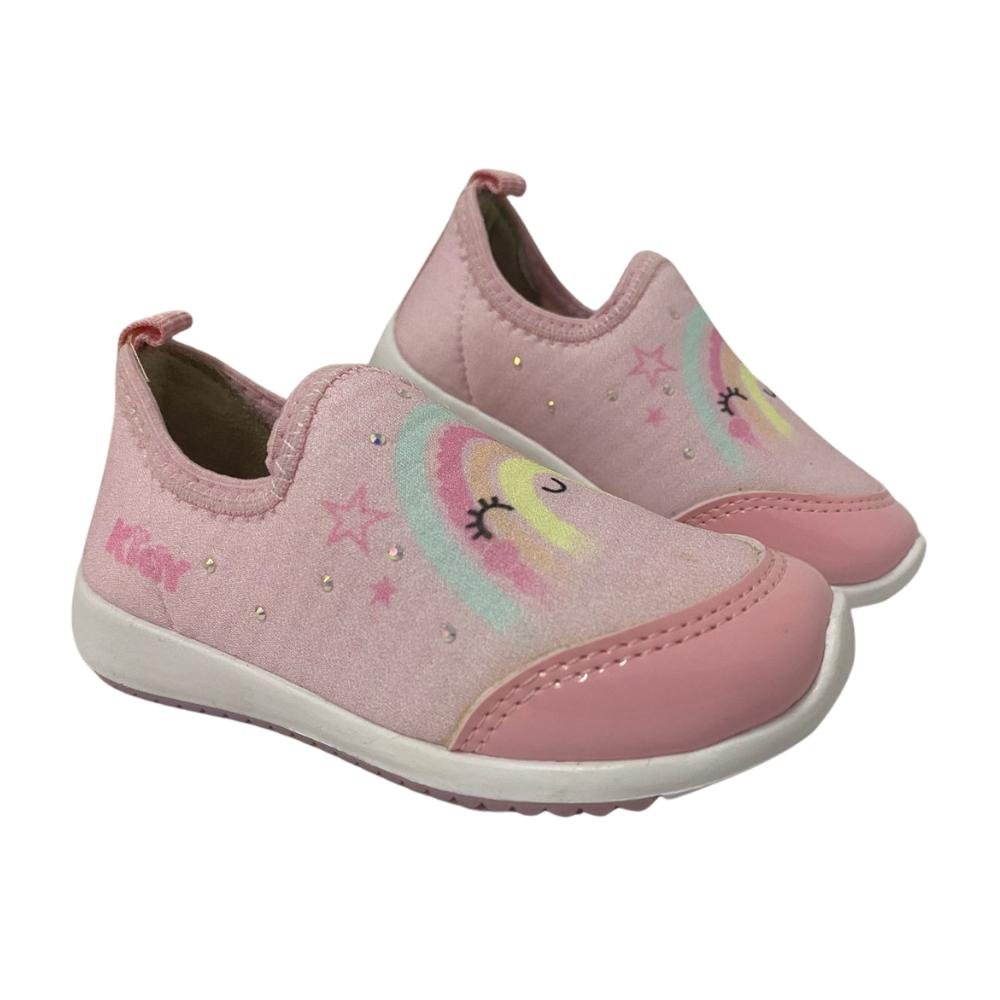 TÊNIS KIDY COLORS CALCE FÁCIL REF:0090875 MENINA Rosa 3