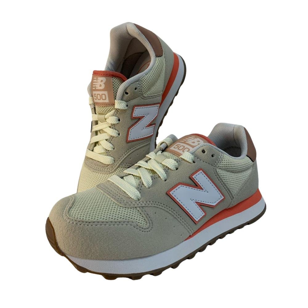 TÊNIS NEW BALANCE CADARÇO REF: GW500NB2 FEMININO Bege 3