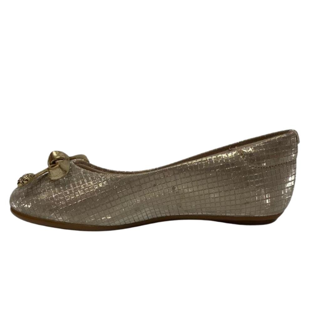 SAPATILHA MOLEKINHA COM LAÇO REF: 2083.1106 MENINA Dourado 2