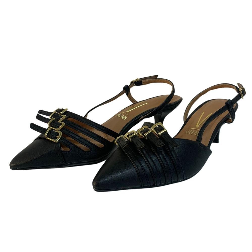 SAPATO VIZZANO SALTO BAIXO REF:1122.890 FEMININO Preto 3