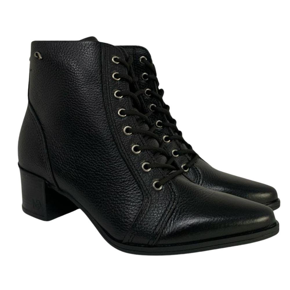 BOTA PEGADA VERONA SALTO BAIXO REF: 280503 FEMININO Preto 3