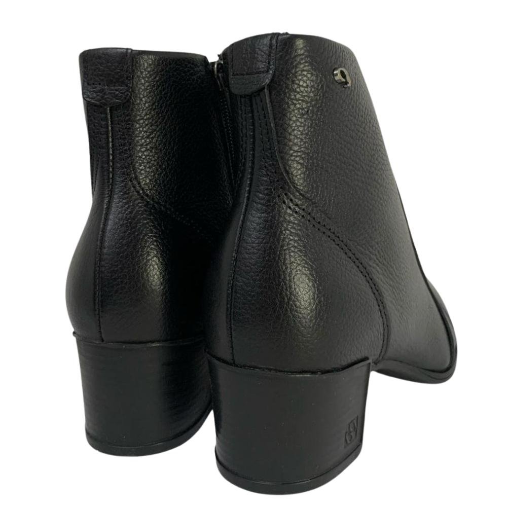 BOTA PEGADA VERONA SALTO BAIXO REF: 280503 FEMININO Preto 4