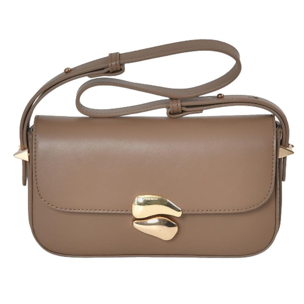 BOLSA VIA MARTE SHOULDER BAG REF: B1-213-01 FEMININO Marrom 1