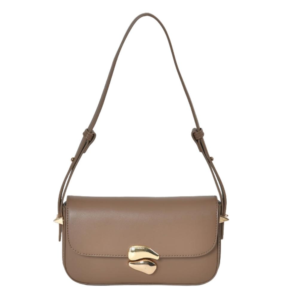 BOLSA VIA MARTE SHOULDER BAG REF: B1-213-01 FEMININO Marrom 3