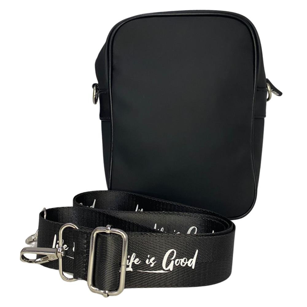 BOLSA ZETI OMBRO REF: ZT1964 FEMININO Preto 5