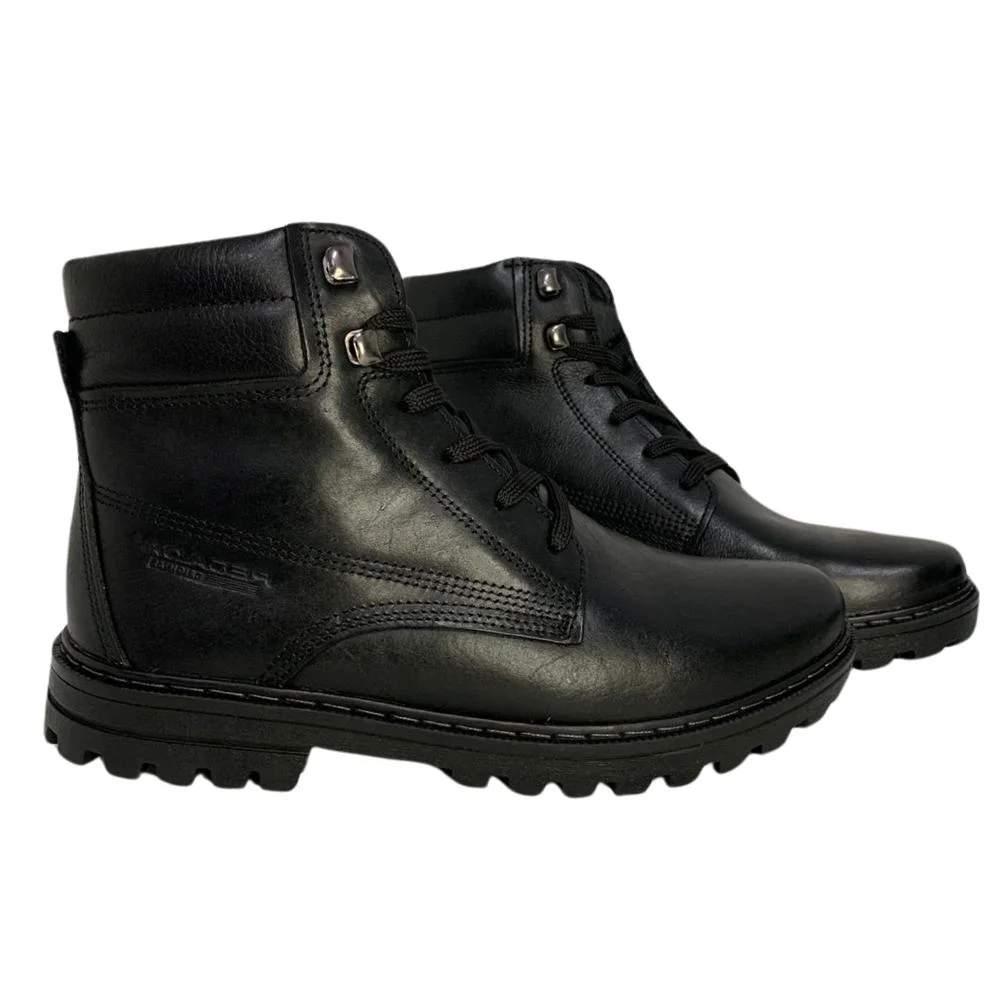 BOTA PEGADA CADARÇO REF:181553 MASCULINO Preto 4