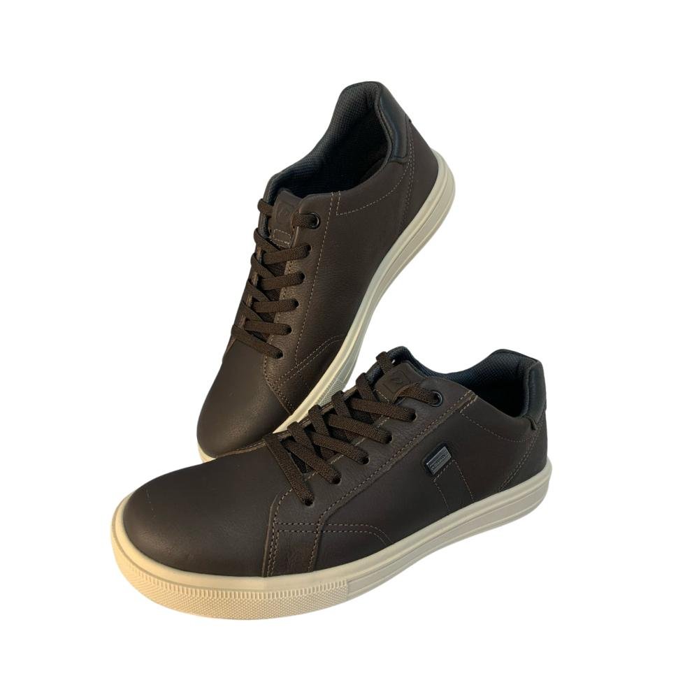 SAPATÊNIS PEGADA CASUAL REF: 111506 MASCULINO Café/Preto 3