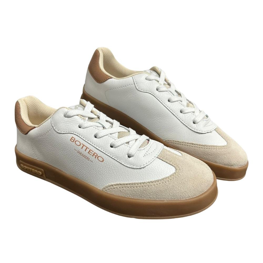 TÊNIS BOTTERO SMASH CADARÇO REF: 364905 FEMININO Branco/Bege 3