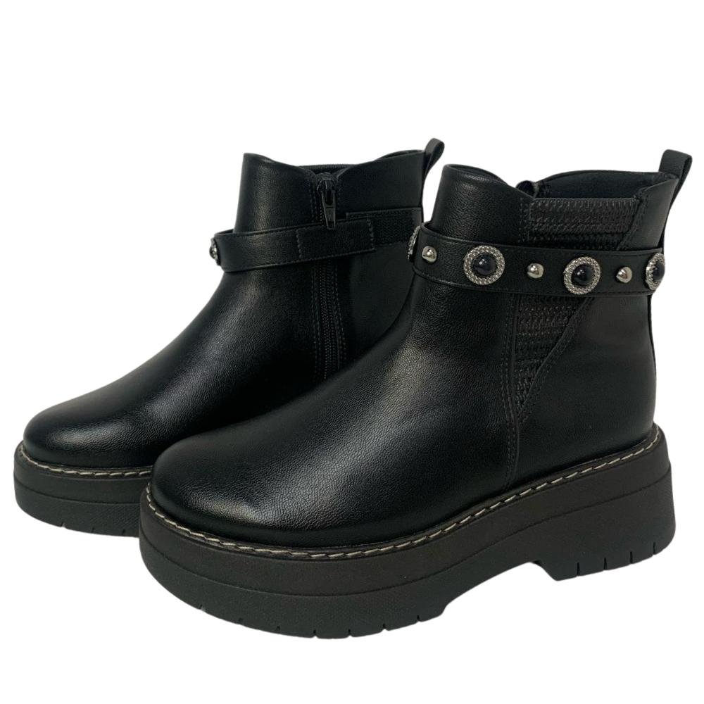 BOTA PICCADILLY CANO CURTO REF: 318009 FEMININO Preto 3