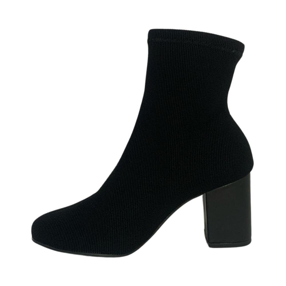 BOTA VIA MARTE SALTO BLOCO REF: 02400701 FEMININO Preto 2
