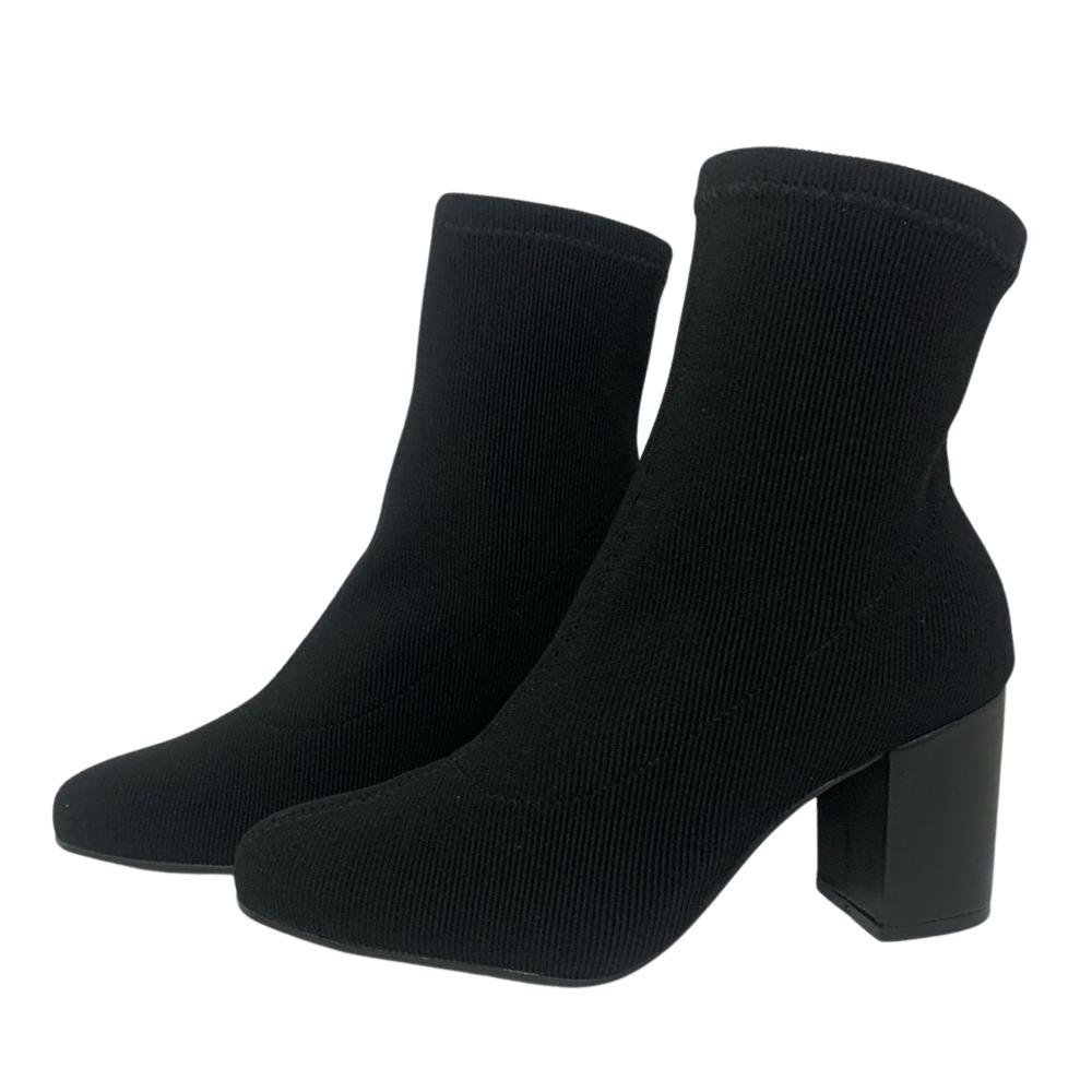 BOTA VIA MARTE SALTO BLOCO REF: 02400701 FEMININO Preto 3