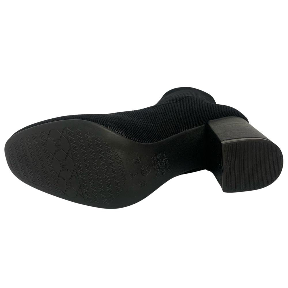 BOTA VIA MARTE SALTO BLOCO REF: 02400701 FEMININO Preto 5
