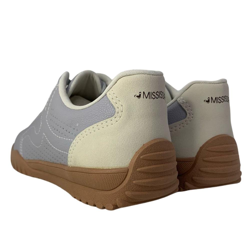 TÊNIS MISSISSIPI CADARÇO REF: ME272 FEMININO Pluma/Gelo 4