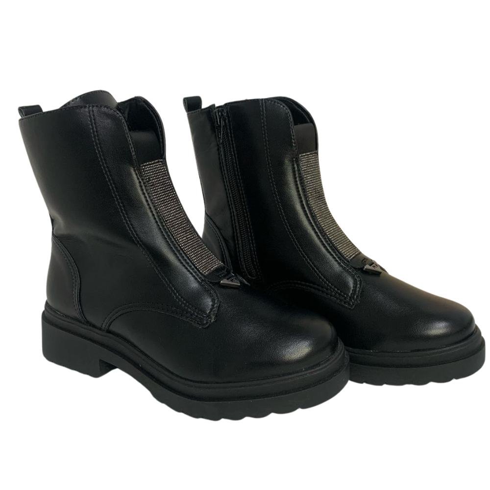 BOTA VIA MARTE ZÍPER REF: 24500201 FEMININO Preto 3