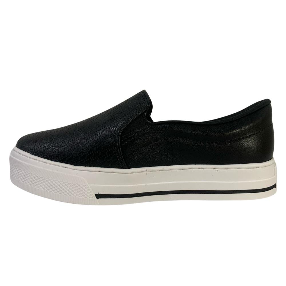 TÊNIS VIA MARTE CALCE FÁCIL REF: 02702702 FEMININO Preto 2