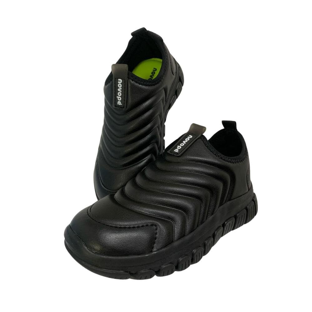 TÊNIS NOVOPE CALCE FÁCIL REF: 99001285 MENINO Preto 3