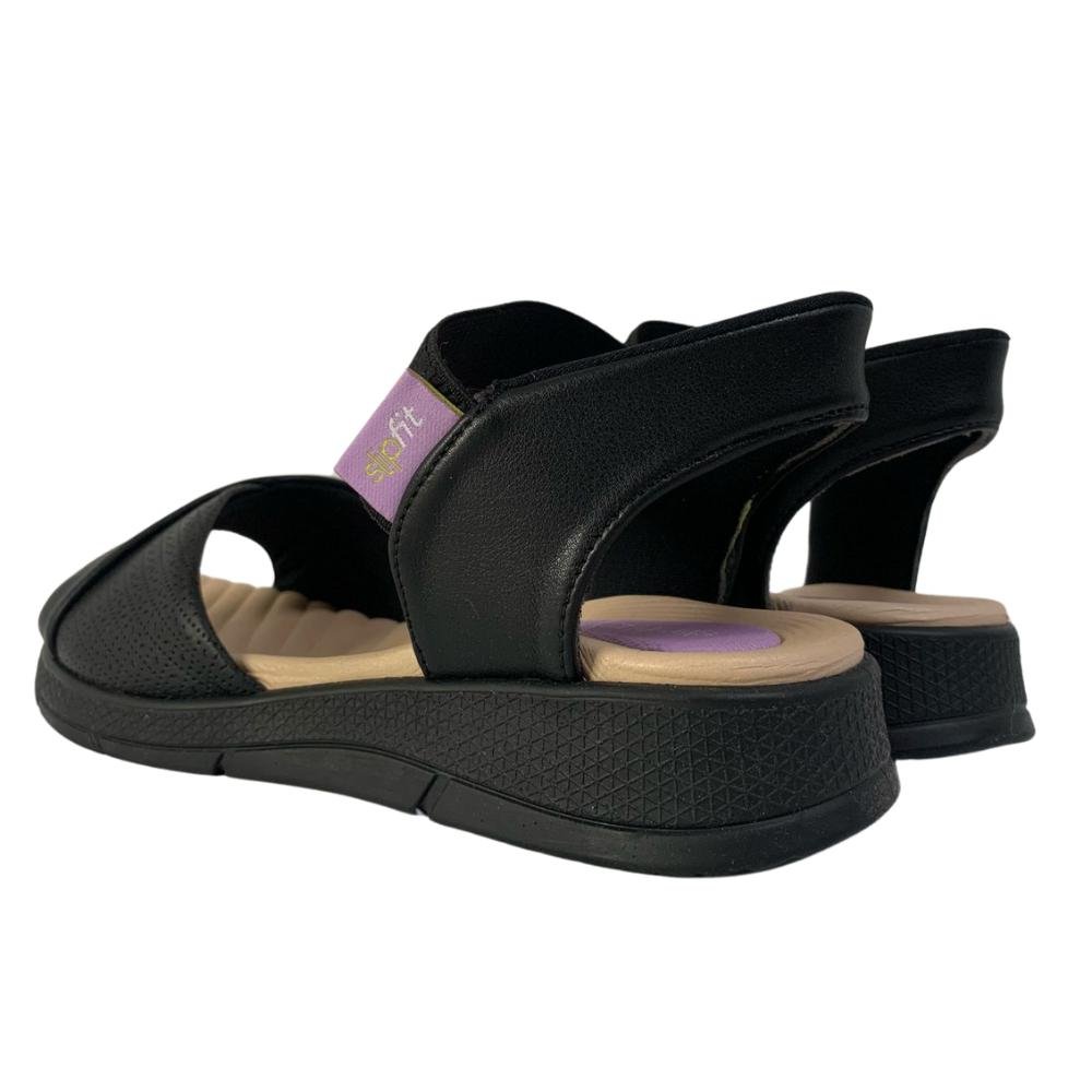 SANDÁLIA PICCADILLY CALCE FÁCIL REF: 535042 FEMININA Preto 4