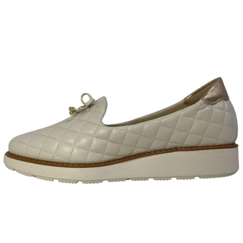 SAPATO MODARE CALCE FÁCIL REF:7400.101 FEMININO Branco Off 2