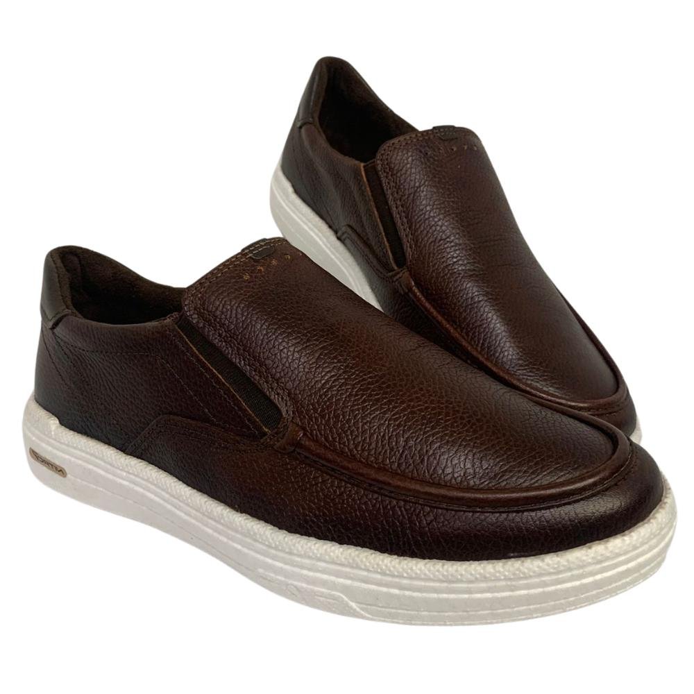 SAPATÊNIS PEGADA CASUAL REF: 112001 MASCULINO Pinhão/Brown 3