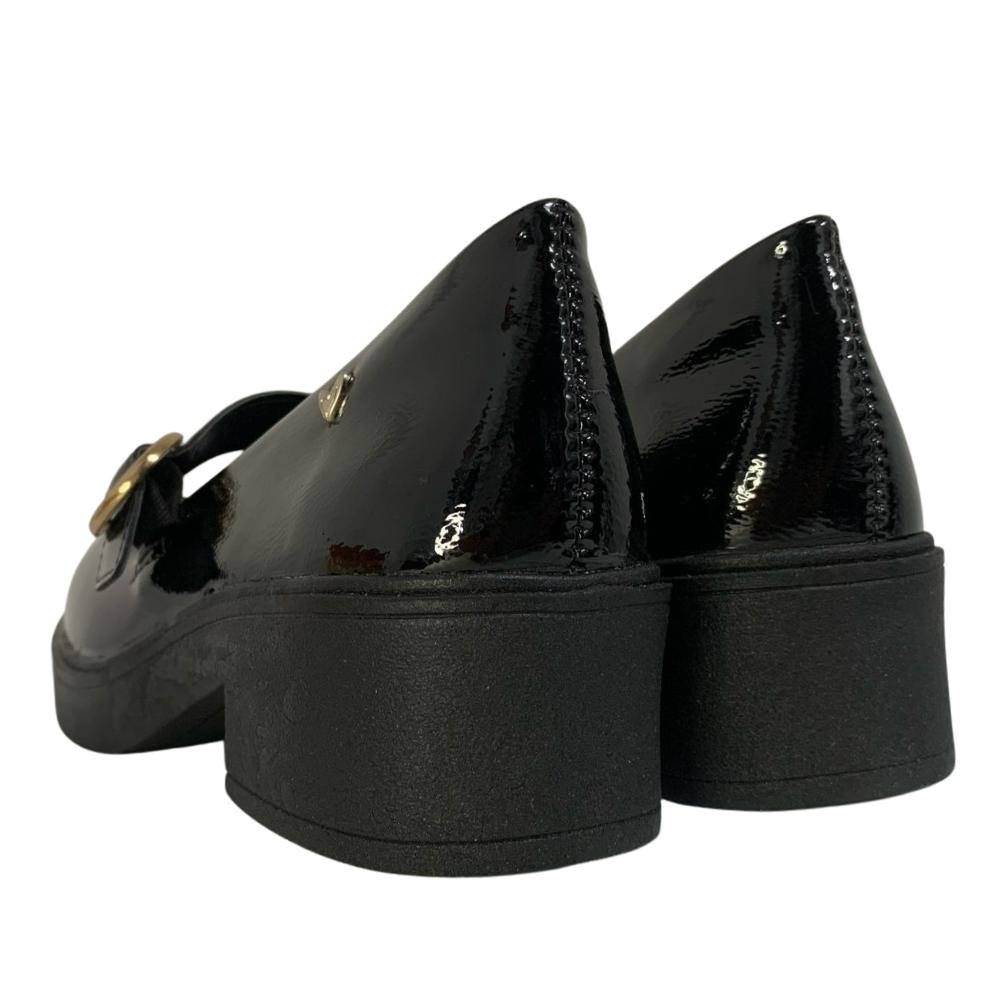 SAPATO MISSISSIPI SALTO BAIXO REF: MC901 FEMININO Preto 4
