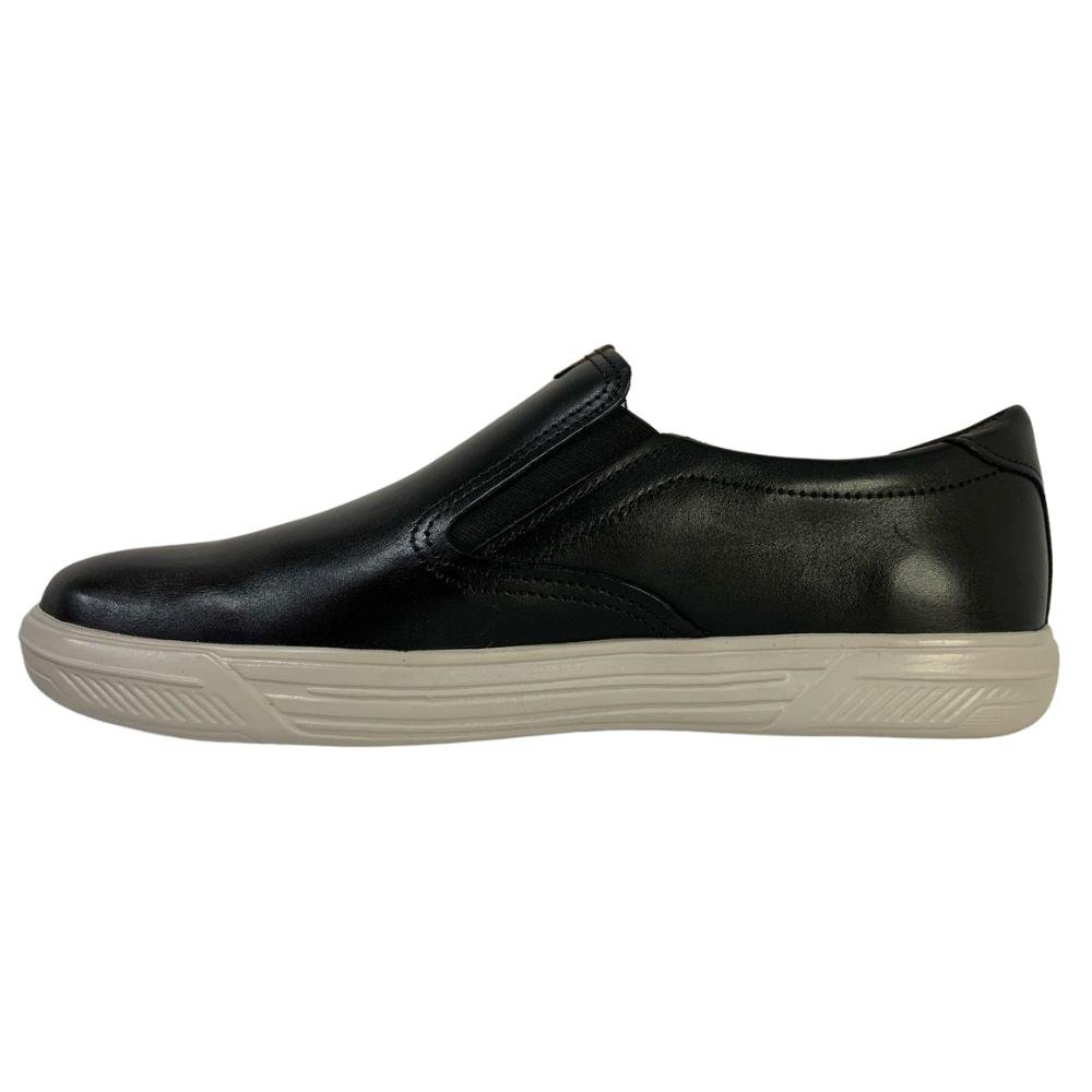 SAPATÊNIS PEGADA CALCE FÁCIL REF: 110402 MASCULINO Preto/Conhaque 2