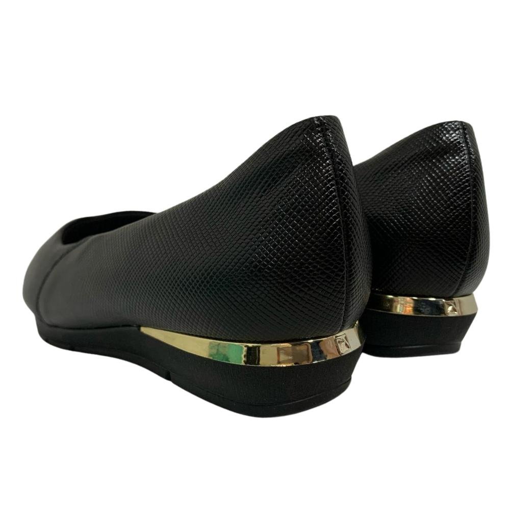 SAPATO PICCADILLY CALCE FÁCIL REF: 147319 FEMININO Preto 4