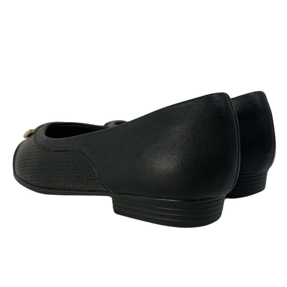 SAPATO PICCADILLY CALCE FÁCIL REF: 250248 FEMININO Preto 4