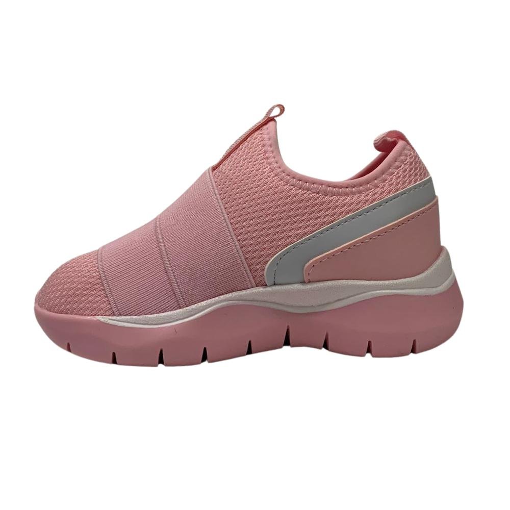 TENIS NOVOPE CALCE FACIL REF:80001150 INFANTIL Rosa Bebê/Branco 2