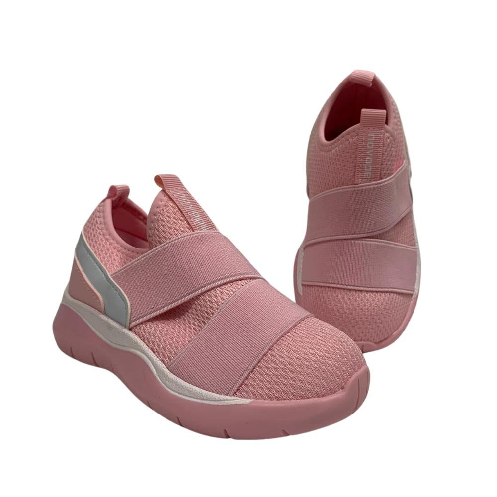 TENIS NOVOPE CALCE FACIL REF:80001150 INFANTIL Rosa Bebê/Branco 3