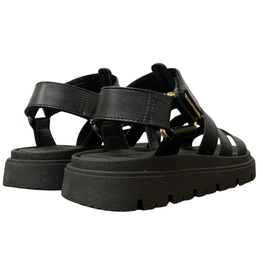SANDÁLIA MOLECA CASUAL REF: 5504.109 FEMININO Preto 4