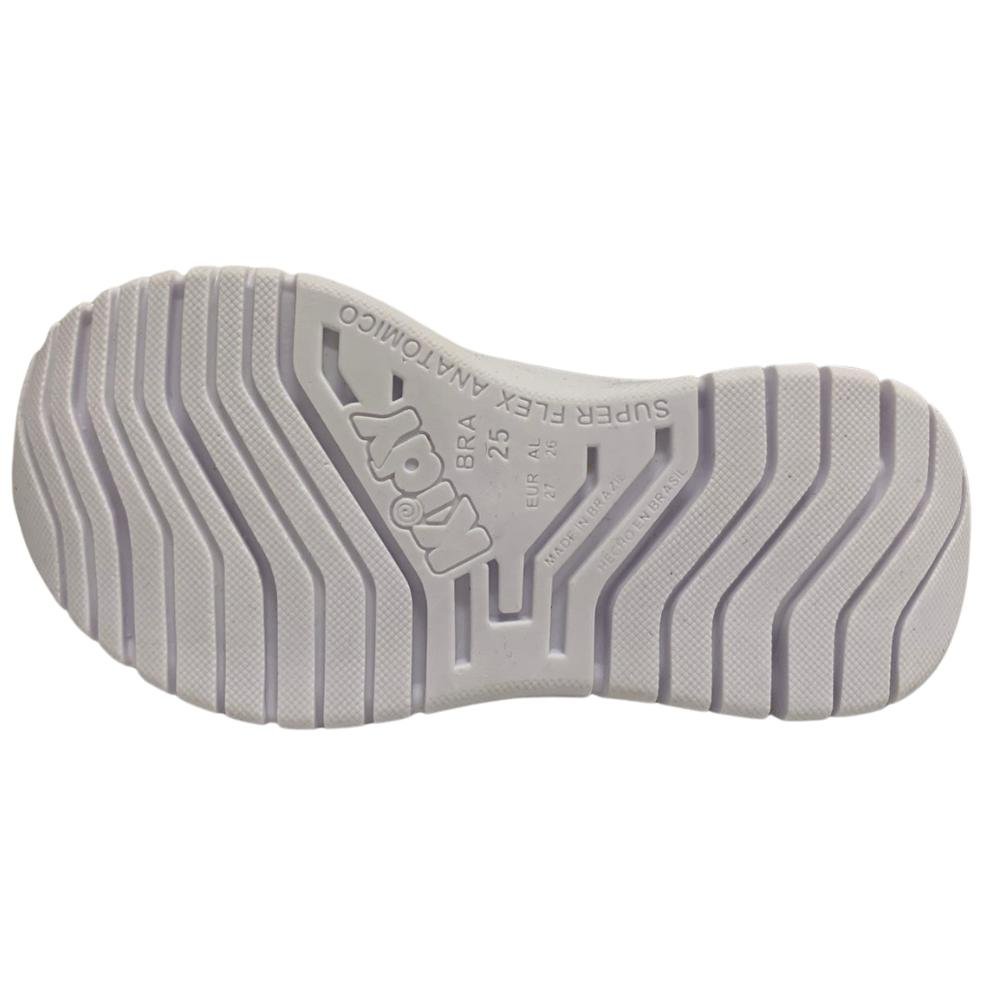 TÊNIS KIDY ULTRA FLEX CALCE FÁCIL REF: 4450016 MENINO Cinza/Vermelho 5