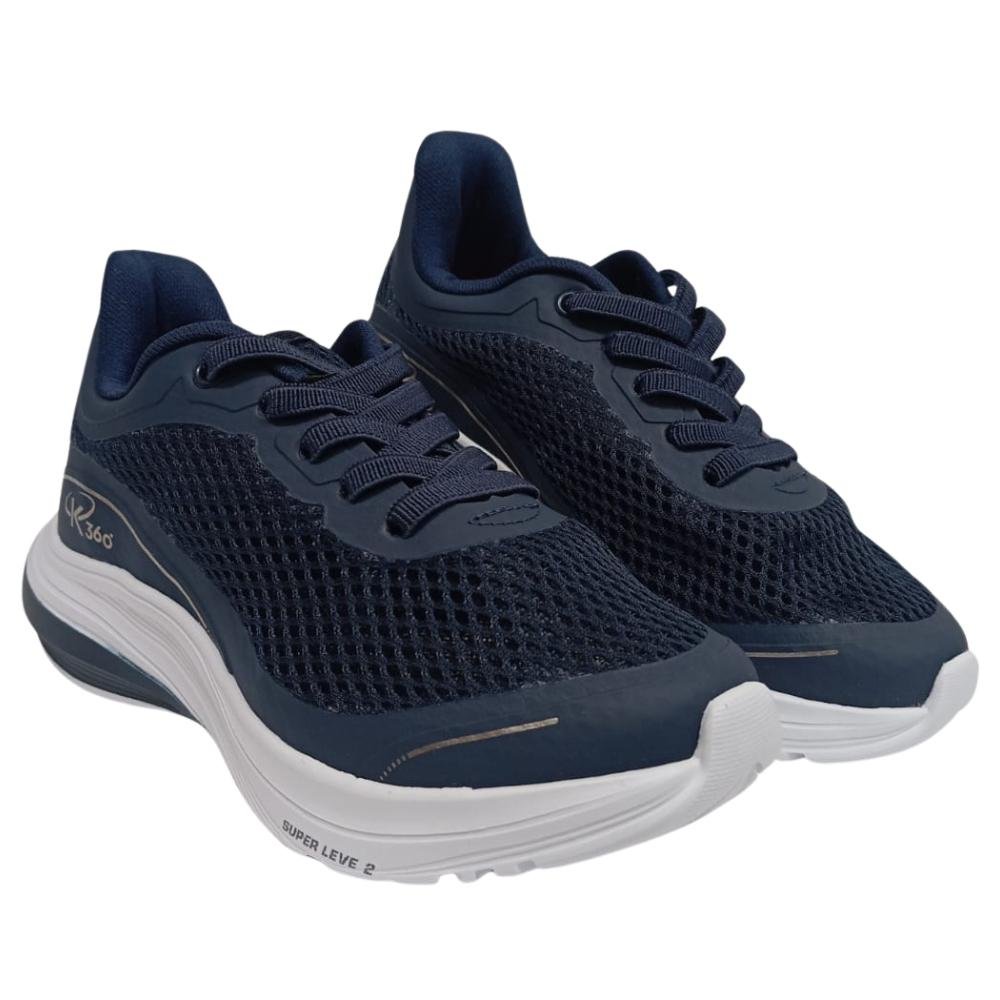 TÊNIS KIDY K 360 CADARÇO REF: 3270023 MENINO Marinho/Dourado 3