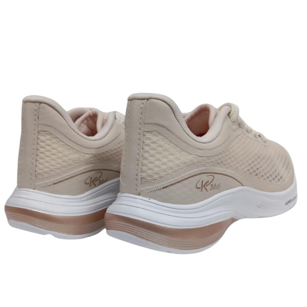 TÊNIS KIDY K 360 CADARÇO REF: 3271023 MENINA Marfim/Bronze 4