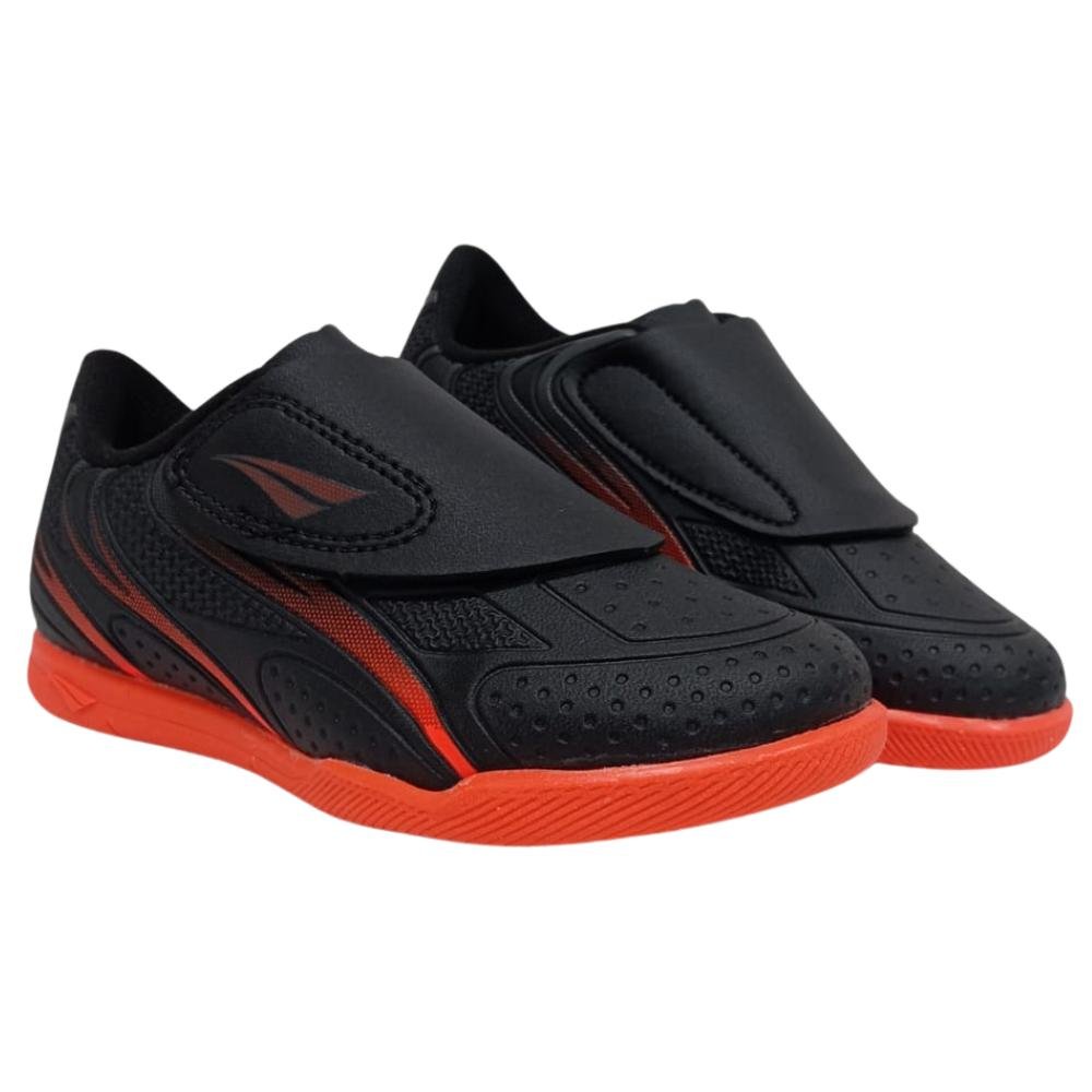 CHUTEIRA PENALTY ROCKET CALCE FÁCIL REF:126305 MENINO Preto/Coral/Chumbo 3