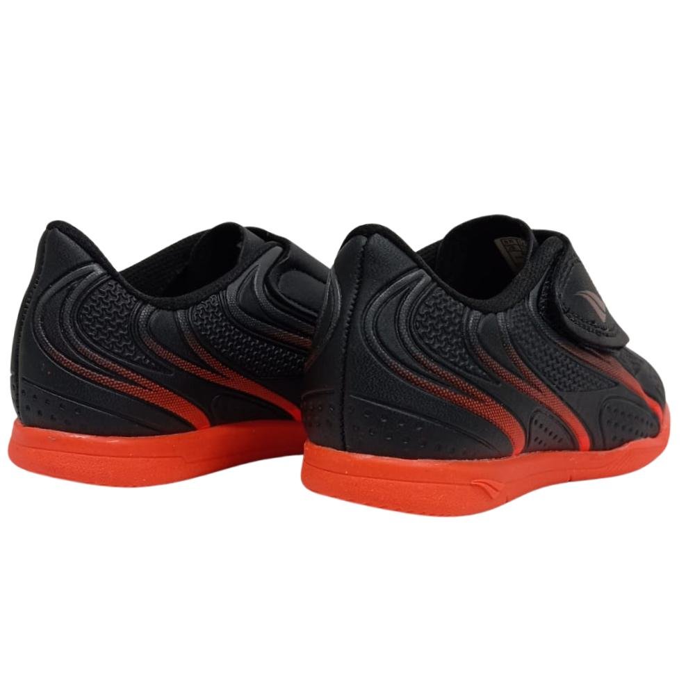 CHUTEIRA PENALTY ROCKET CALCE FÁCIL REF:126305 MENINO Preto/Coral/Chumbo 4