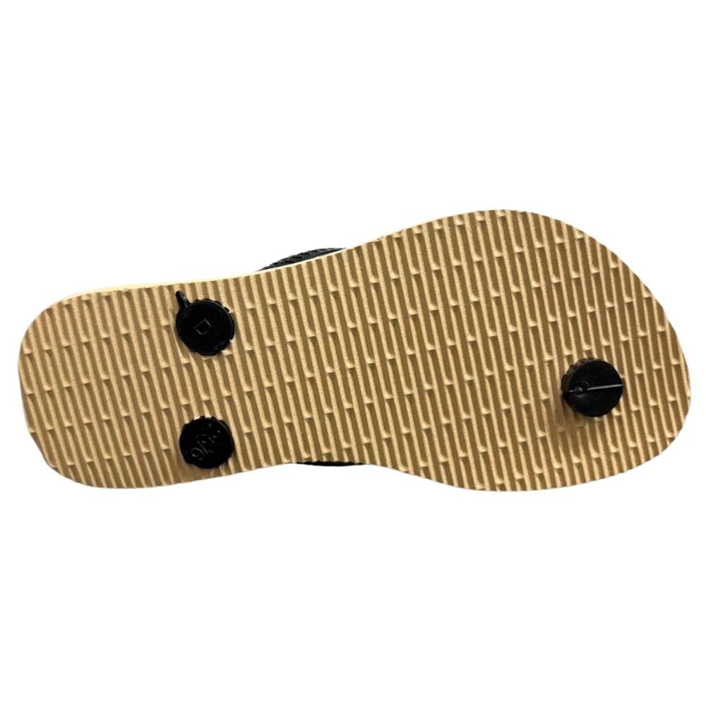 CHINELO HAVAIANAS SLIN PETS REF:7009067 MENINA Dourado/Preto/Branco 5