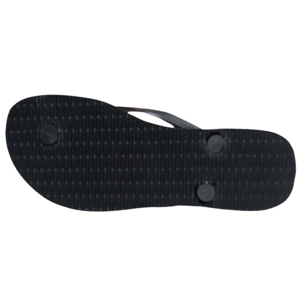 CHINELO HAVAIANAS SLIM FLORAL REF:7009280 FEMININO Preto/Cinza/Ouro 5