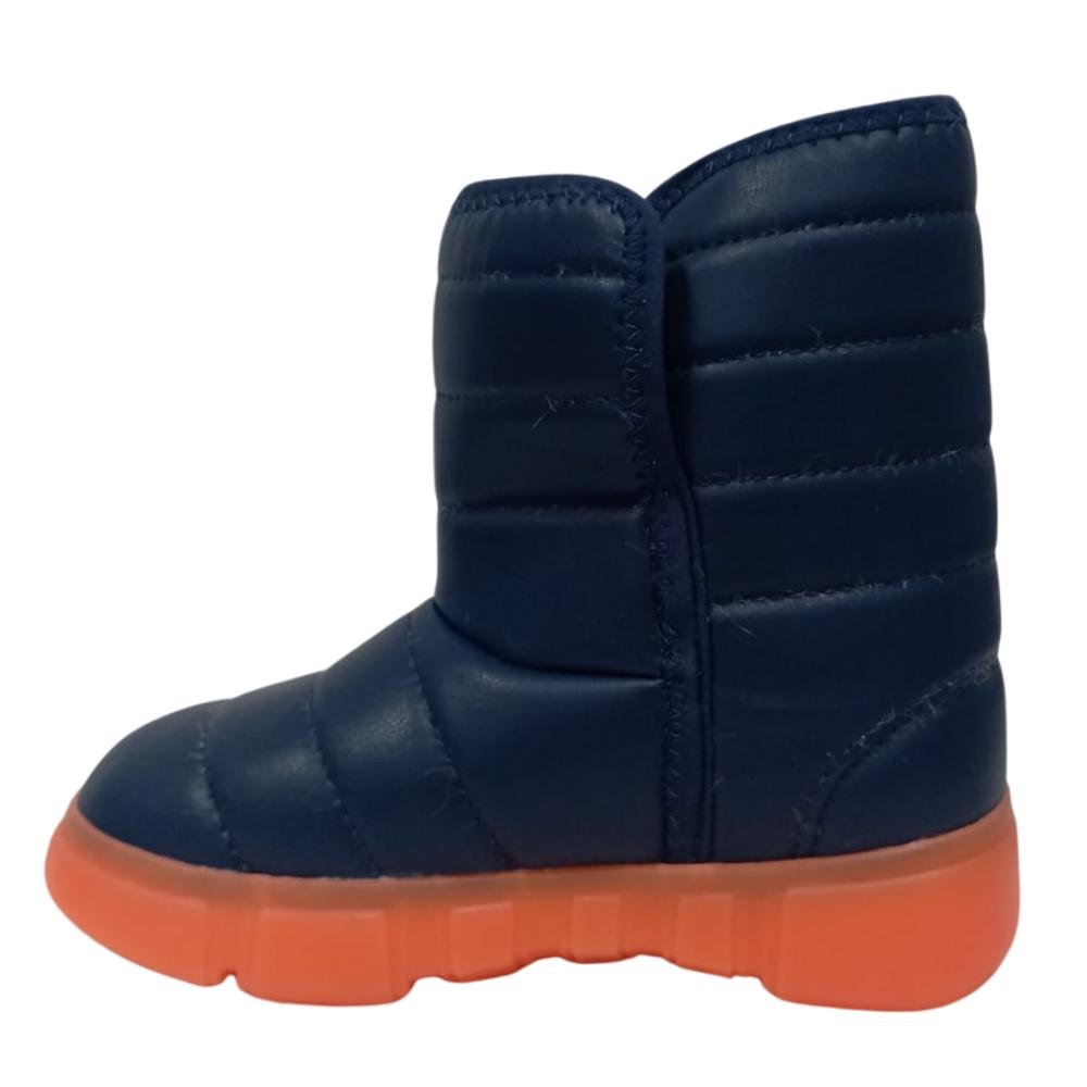 BOTA NOVOPE LED CALCE FÁCIL REF:50001371 MENINO Marinho/Laranja 2