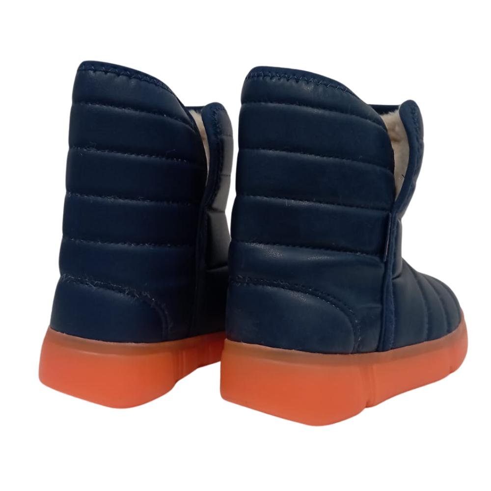 BOTA NOVOPE LED CALCE FÁCIL REF:50001371 MENINO Marinho/Laranja 4