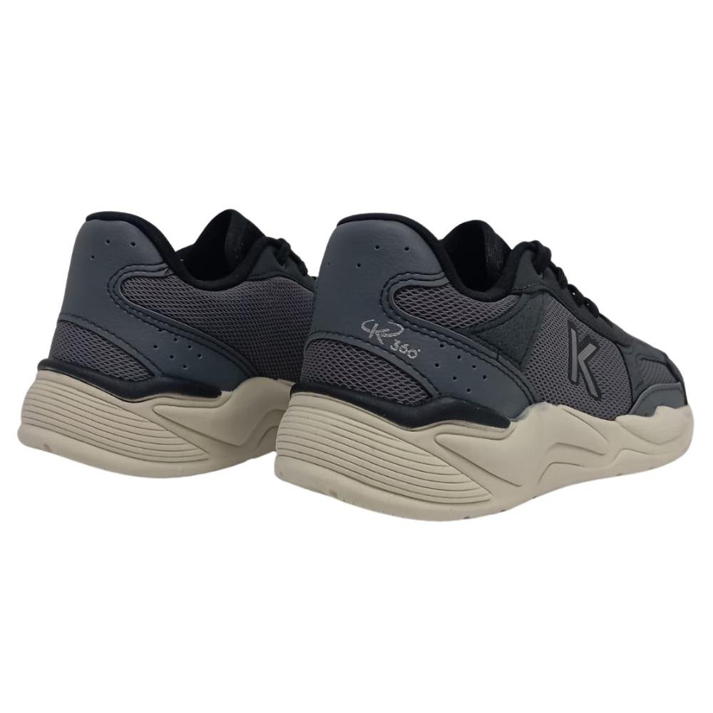 TÊNIS KIDY K 360 CADARÇO RETRO REF: 4550002 MENINO Preto/Grafite 4