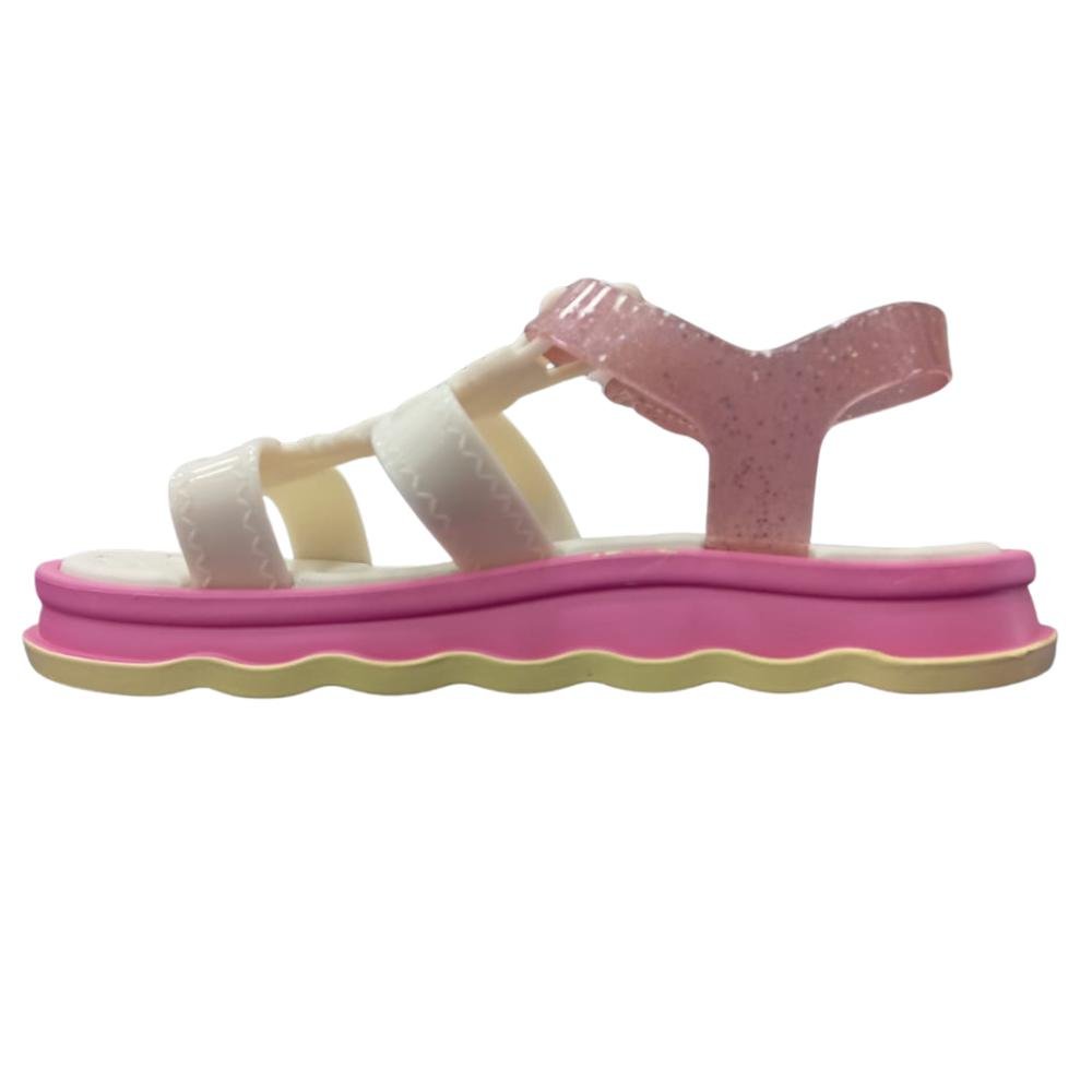 SANDÁLIA ZAXYNINA FLORES REF: 19224 MENINA Off White/Rosa 2