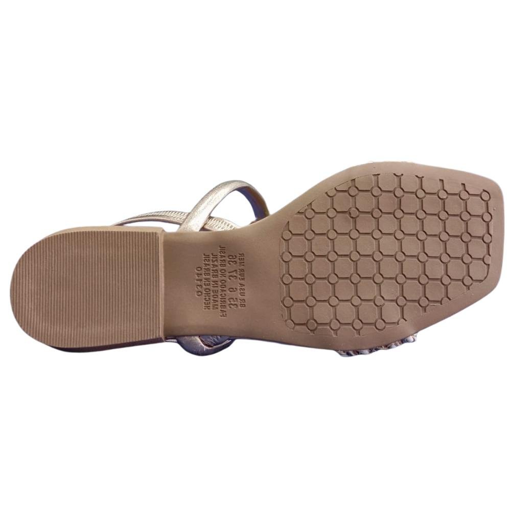 SANDÁLIA MISSISSIPI CASUAL REF: MF302 FEMININO Caramelo 5