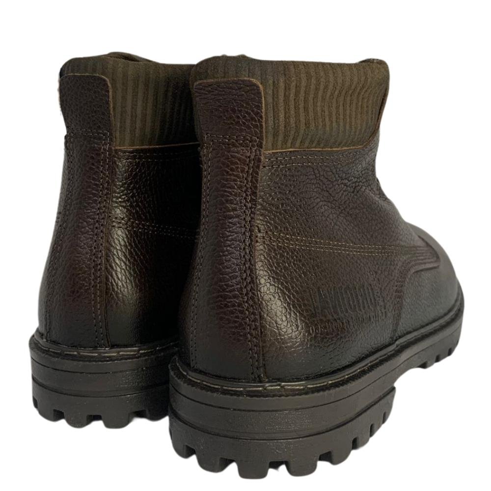 BOTA PEGADA CANO CURTO REF:181502 MASCULINO Café 4