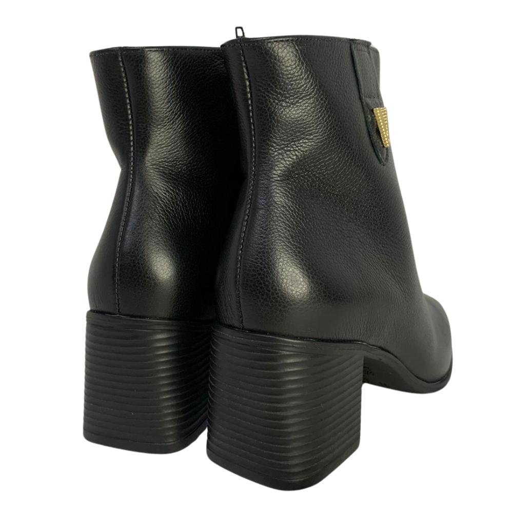 BOTA VIA MARTE ZÍPER REF: 22400201 FEMININO Preto 4
