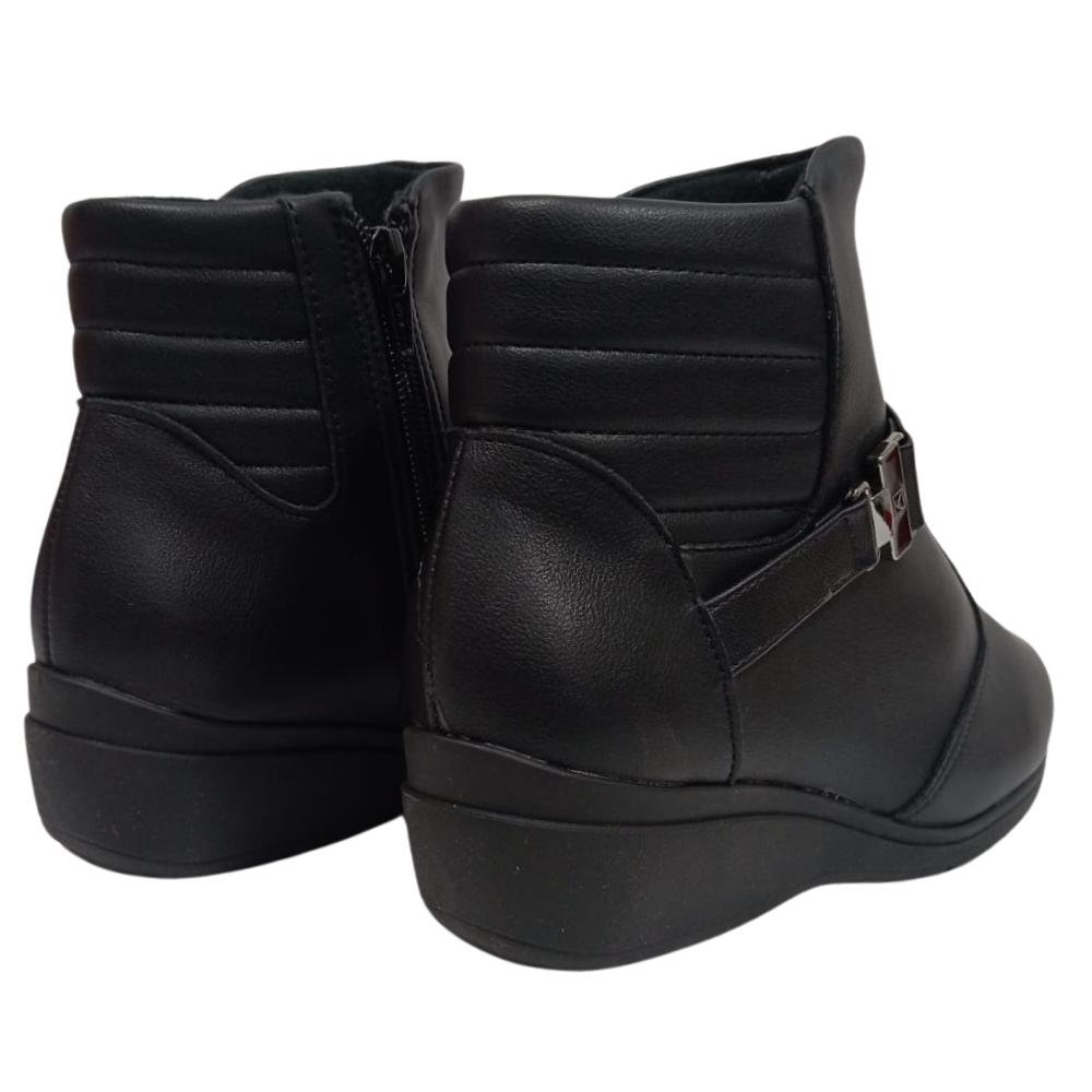 BOTA PICCADILLY ZÍPER REF: 117107 FEMININO Preto 4
