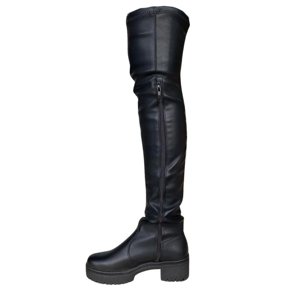 BOTA MISSISSIPI CANO ALTO REF: ME 711 FEMININO Preto 2